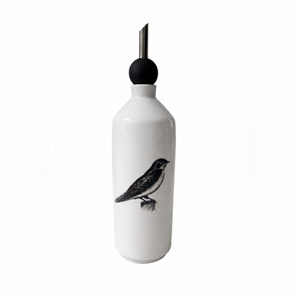 Cindy Labrecque Other - White Ceramic Bird oil cruet